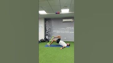 Single Leg Glute Bridge w/ banded hip flexion