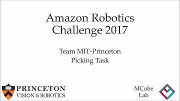 Amazon Robotics Challenge 2017 Team MIT-Princeton Picking Task