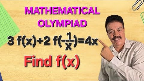 EENVOUDIGE FUNCTIES EN FUNCTIONELE VERGELIJKINGEN OLYMPIADE GEHEIM ONTHULD | WISKUNDIGE OLYMPIADE