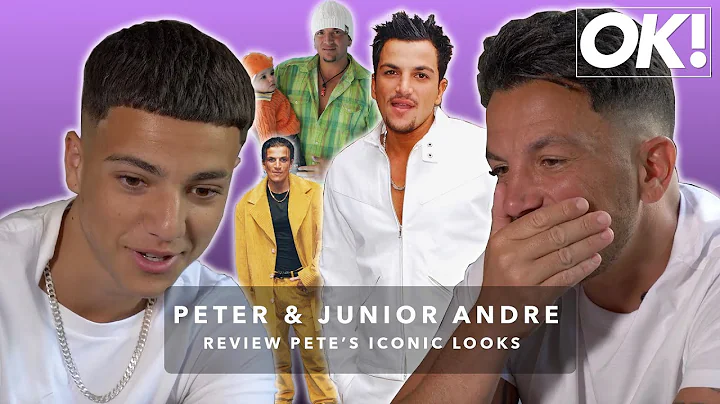 Peter Andres son Junior rates his dads iconic look...