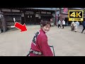 A cute Japanese girl guided me around Asakusa by rickshaw😊 | Rickshaw in Asakusa, Tokyo