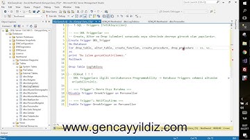 117-) T-SQL DDL Triggerlar
