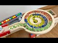 マーブルラン ASMR ☆ ボーネルンド ツイスト & HABAスロープ & カーキャリア
