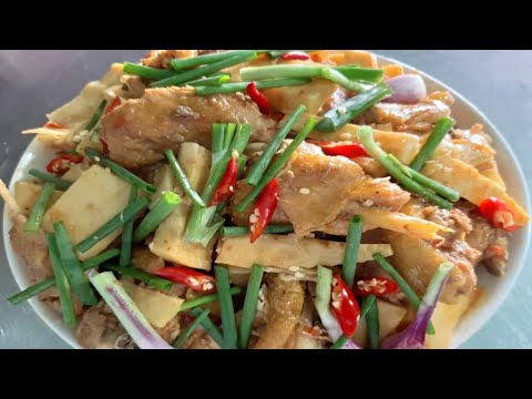 Video THỊT GÀ KHO MĂNG ngon tuyệt cú mèo rất đơn giản - youtube