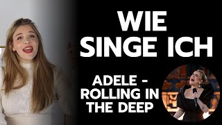 Wie singt man Rolling in the Deep von Adele (Vorher/Nacher)