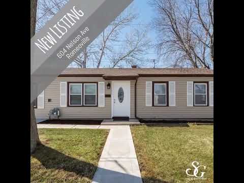 604 Nelson Ave, Romeoville, IL home video tour