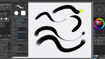 Rebelle 3 Brush Creator Series #7: Opacity Jitter and Size Jitter