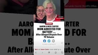 Aaron and Nick Carter’s Mom Jane arrested for battery for assaulting her husband #nickcarter #shorts