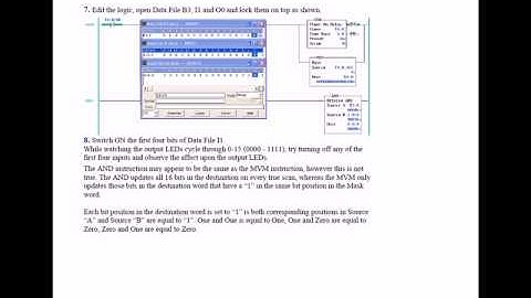 ADV1 15 - AND OR XOR NOT NEG CLR Instructions RSLogix500, A PLC Tutorial.