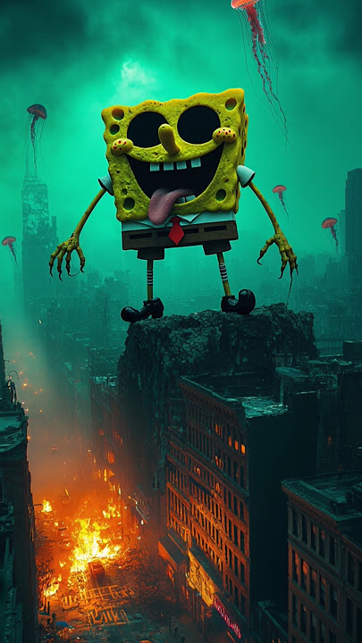 Horror SpongeBob Squarepants story video | scary videos | Horror videos #creepy #horror #scary