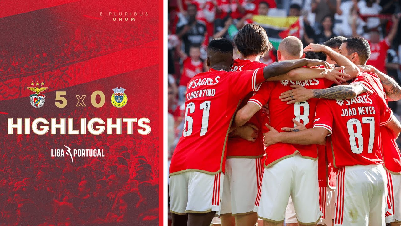 Extended Highlights SL Benfica 5-0 FC Arouca