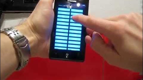 Windows Phone 7 Jump List