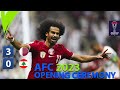AFC ASIAN CUP QATAR 2023 | Qatar vs Lebanon & Opening Ceremony