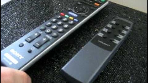 Varilight Eight Button Controller and Standard Tv Controller