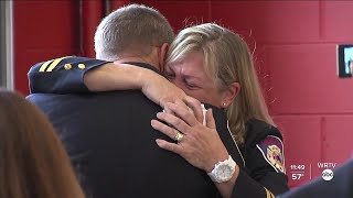 Carmel's longest serving firefighter retires