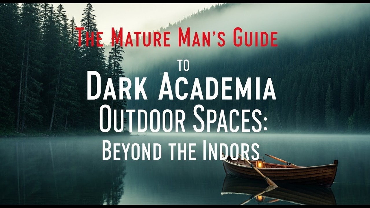 The Over-50 Man's Guide to Outdoor Dark Academia Style & Spaces
