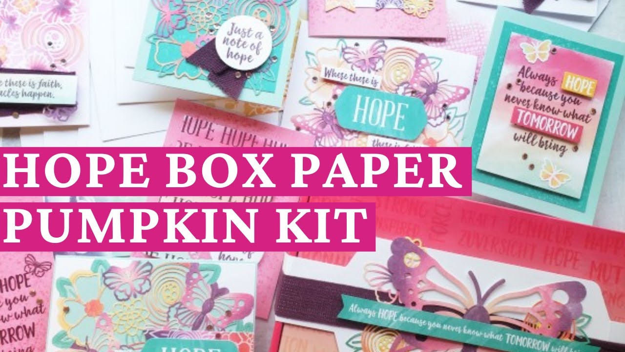 August Paper Pumpkin With Alternative Ideas - Hope Box - Card Kit In ...