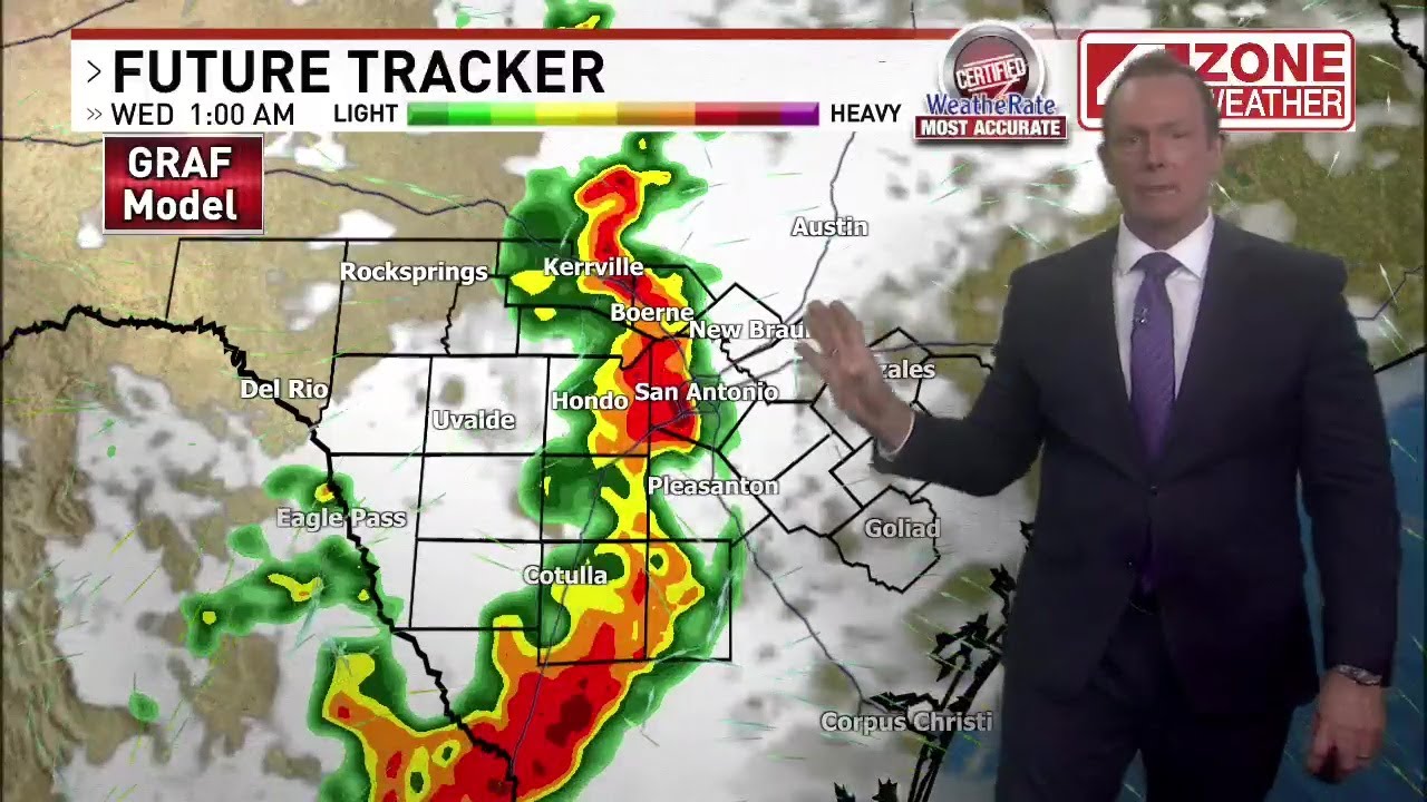 Another round of storms possible with strong winds and hail - YouTube