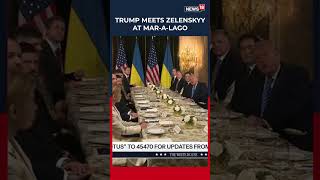 Trump Hosts Dinner For Ukrainian President Zelenskyy During At Mar-A-Lago Russia Ukraine N18S