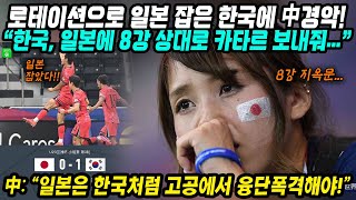 U-23 아시안컵 중국반응│선발 로테이션 돌리고도 일본 잡은 한국!│한국, 8강에서 일본을 카타르에게 보내버려│지난 U23 아시안컵 8강전 복수 성공한 한국│중국어로[路]