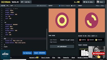 Learn css by practicing | css battle challenge #27 lock up