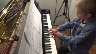Video thumbnail of "Queen of the Night (Königin der Nacht) from the Magic Flute (die Zauberflöte), Piano by Pierugo"