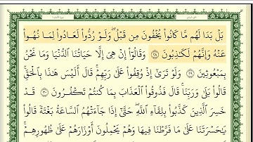 سورة الأنعام بصوت الشيخ أيمن رشدي سويد 006