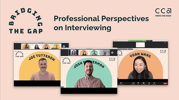 MDes Bridging the Gap: Professional Perspectives on Interviewing