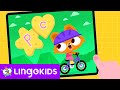 CYCLING at the Lingocamp 🚴‍♀️🏕️ | Sports games for Kids | Lingokids