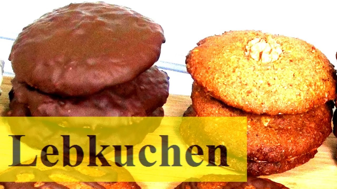 Lebkuchen Rezept | Elisenlebkuchen Backen | Lebkuchenteig Rezepte | mit ...