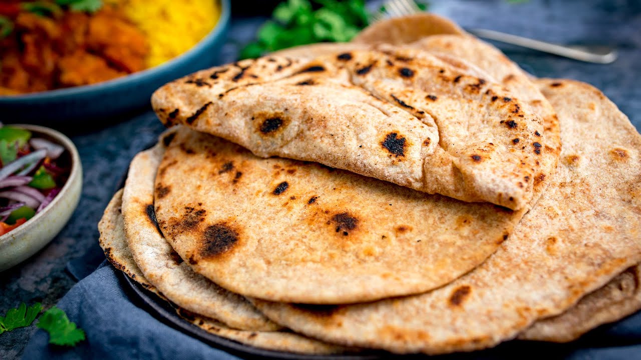 The PERFECT side dish for your curry! My Easy Homemade Chapatis. - YouTube