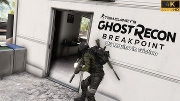 The Solo Action | US Marine CQC operation I Immersive Stealth in Ghost Recon Breakpoint [4K60FPS]