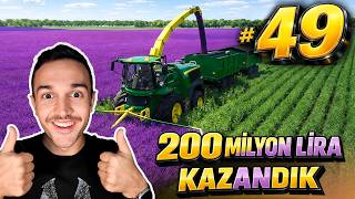 FİNALDE 200 MİLYON TL KAZANDIK 🌿 LAVANTA HASADI 💰 | FS25 #49 FİNAL