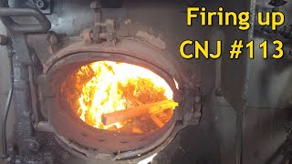 Firing up CNJ #113 in Minersville, PA