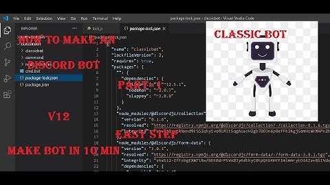 How to make an discord bot part=1  v12 new version