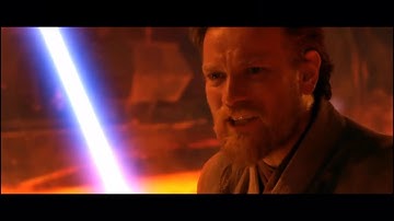 I have the high ground scene   Star Wars the revenge of the sith