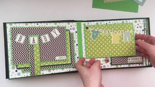 картинка: Simple mini album/scrapbook for beginners (tutorial)/Простой скрап альбом