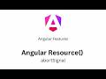Angular Resource() abortSignal