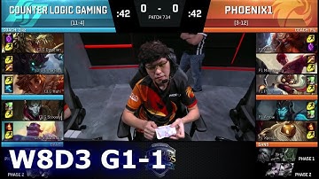 CLG vs Phoenix1 | Game 1 S7 NA LCS Summer 2017 Week 8 Day 3 | CLG vs P1 G1 W8D3