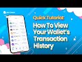 How To View Your Wallet's Transaction History in Best Wallet