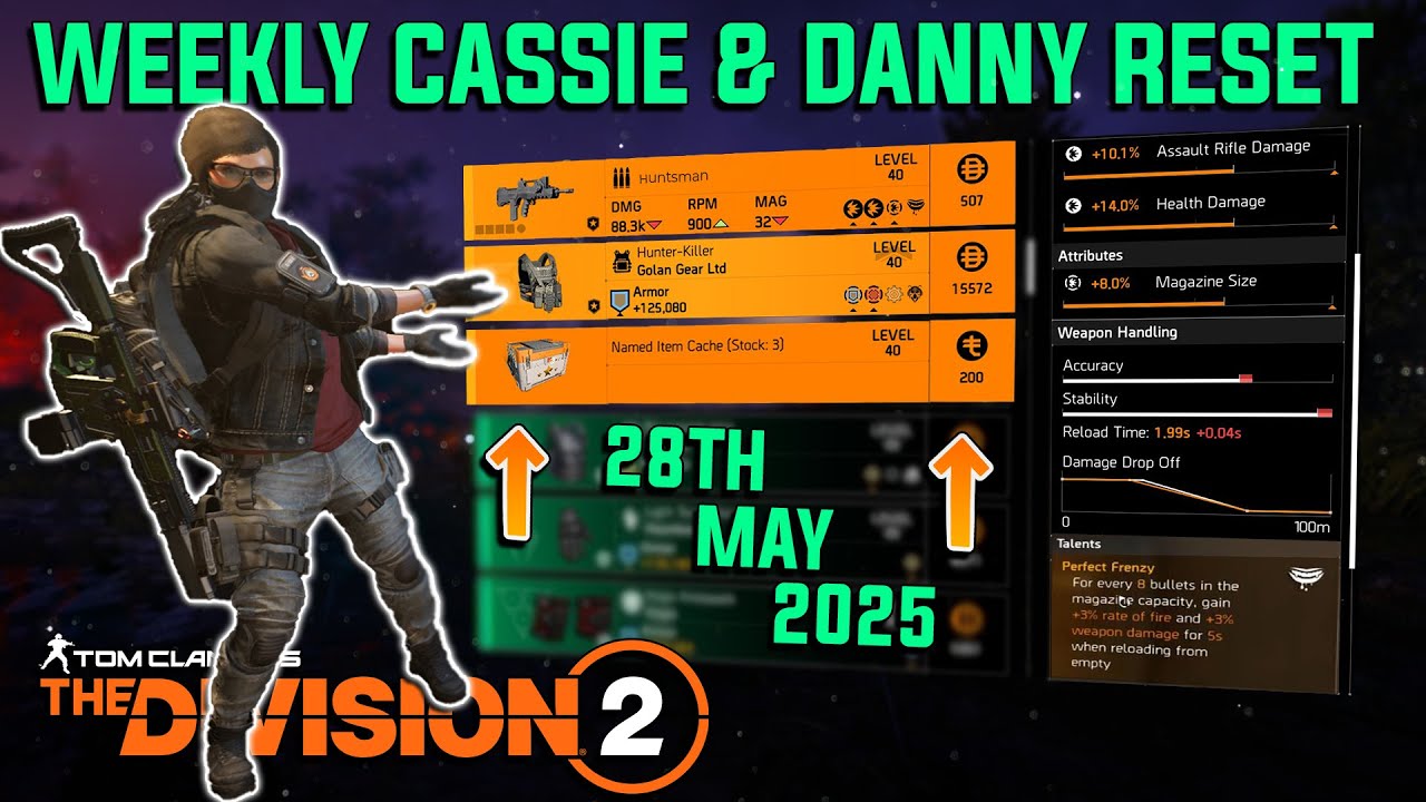 The Division 2 | *NEW* WEEKLY CASSIE & DANNY RESET Y7S1 | May 28th 2025 ...