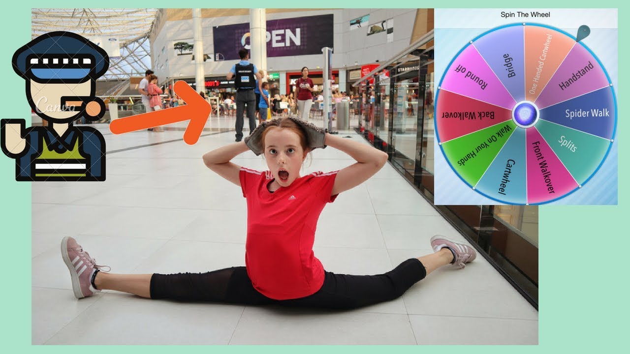 Τροχός έκπληξη // ενόργανη στο Mall CHALLENGE