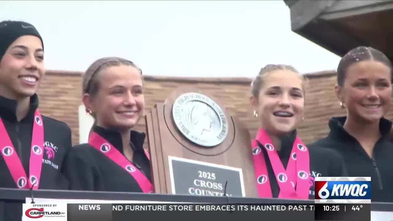 Pleasant Valley girls finish runner-up at State Cross Country - YouTube