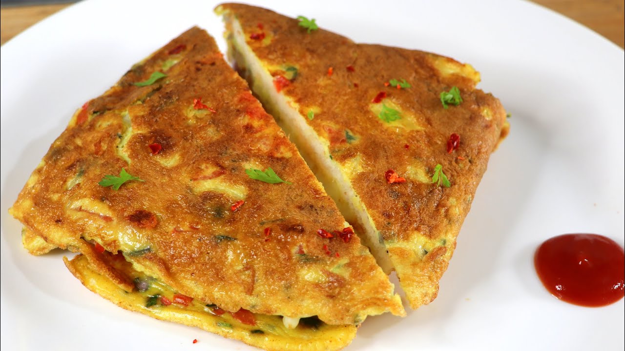 TRY THIS QUICK & EASY STREET STYLE EGG & CHEESE BREAD OMELETTE YouTube