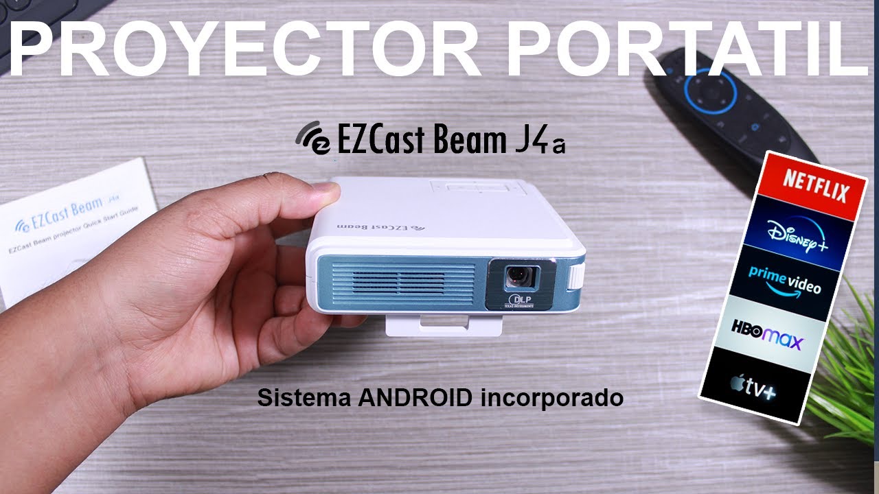 EL MEJOR! PROYECTOR PORTATIL Inalámbrico con ANDROID incorporado