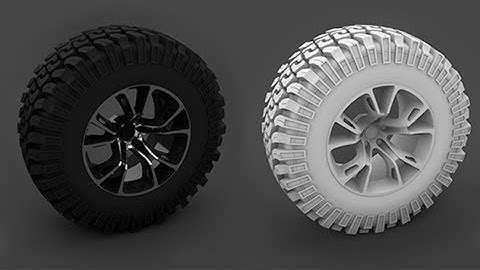 How to make 3D Tire IN Cinema 4d [ A simple idea ]