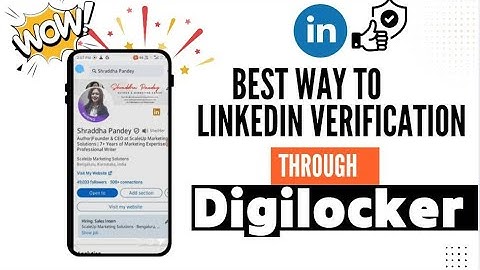 Best Way to Verify Your LinkedIn with DigiLocker🤯