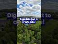 Dig a lake, just to make jobs! History of this boating lake!