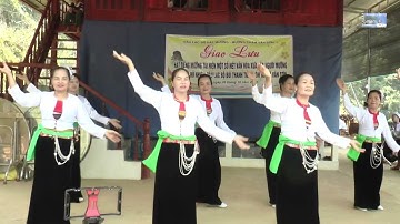 ĐỘI MÚA MƯỜNG VANG BIỂU DIỄN Ở XÃ VÂN SƠN HUYỆN TÂN LẠC.