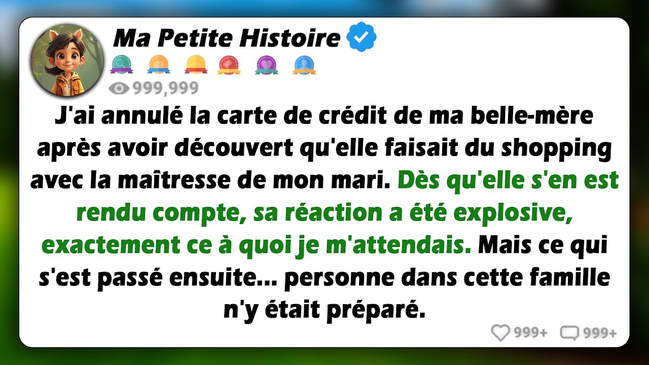 J'ai annulé la carte de crédit de ma belle-mère après l'avoir surprise en train de faire du shopping